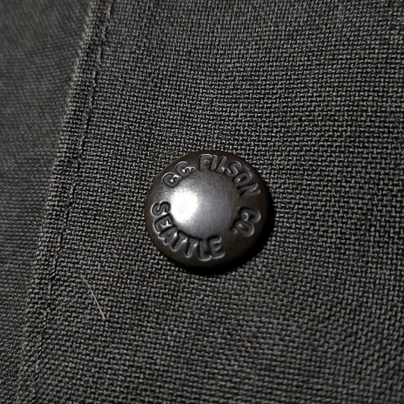 Filson | Tin Cloth Cruiser Jacket | Raven Black | Mens | XL - Picture 11 of 16